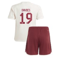 Camiseta Bayern Munich Alphonso Davies #19 Tercera Equipación para niños 2023-24 manga corta (+ pantalones cortos)